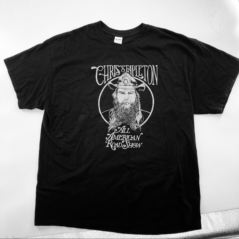 Chris Stapleton 2022 All American Road Show Local Crew Shirt NEW Unisex Size XL